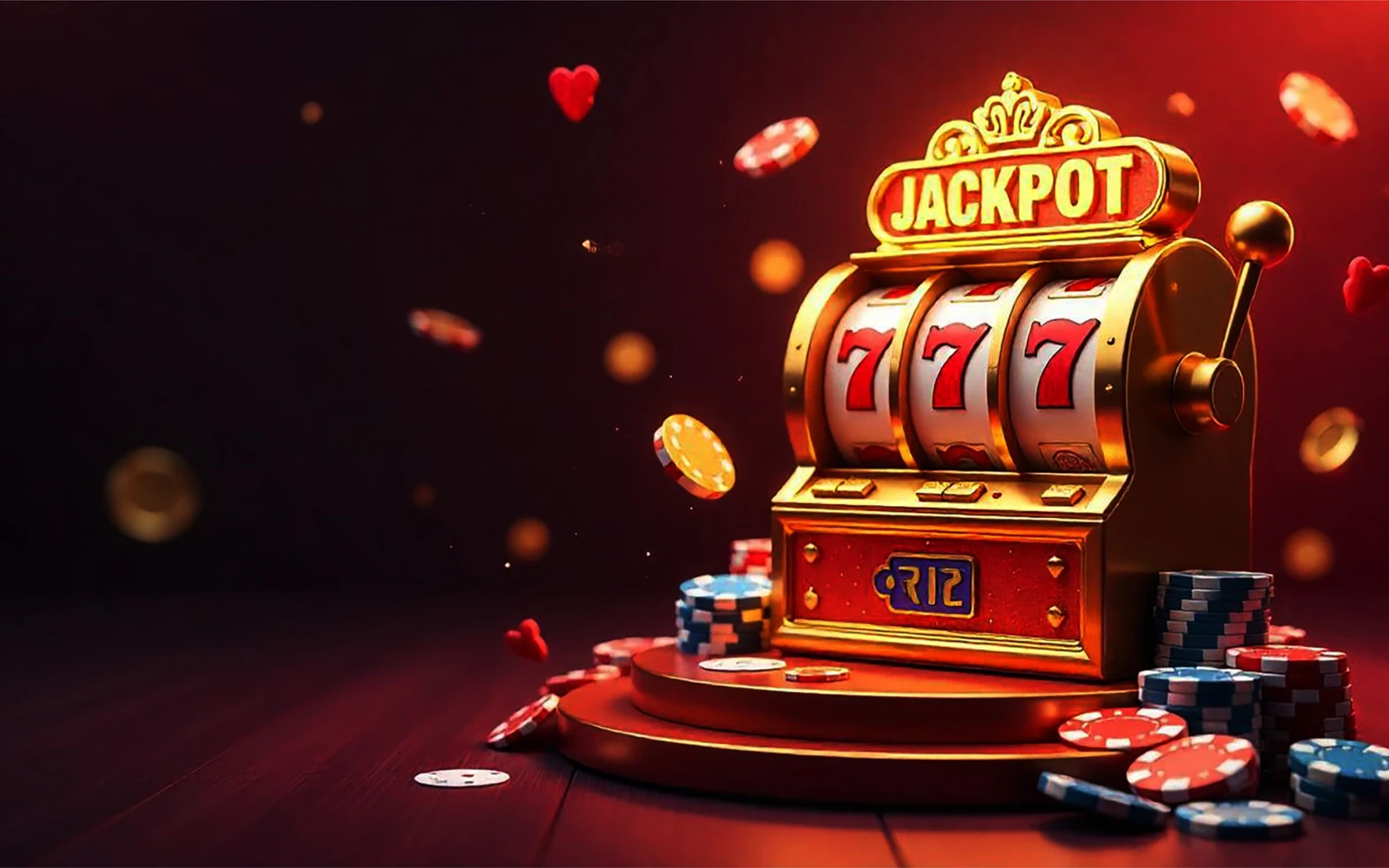 Visual pendukung lobi permainan slot dengan tema reel dan fitur bonus
