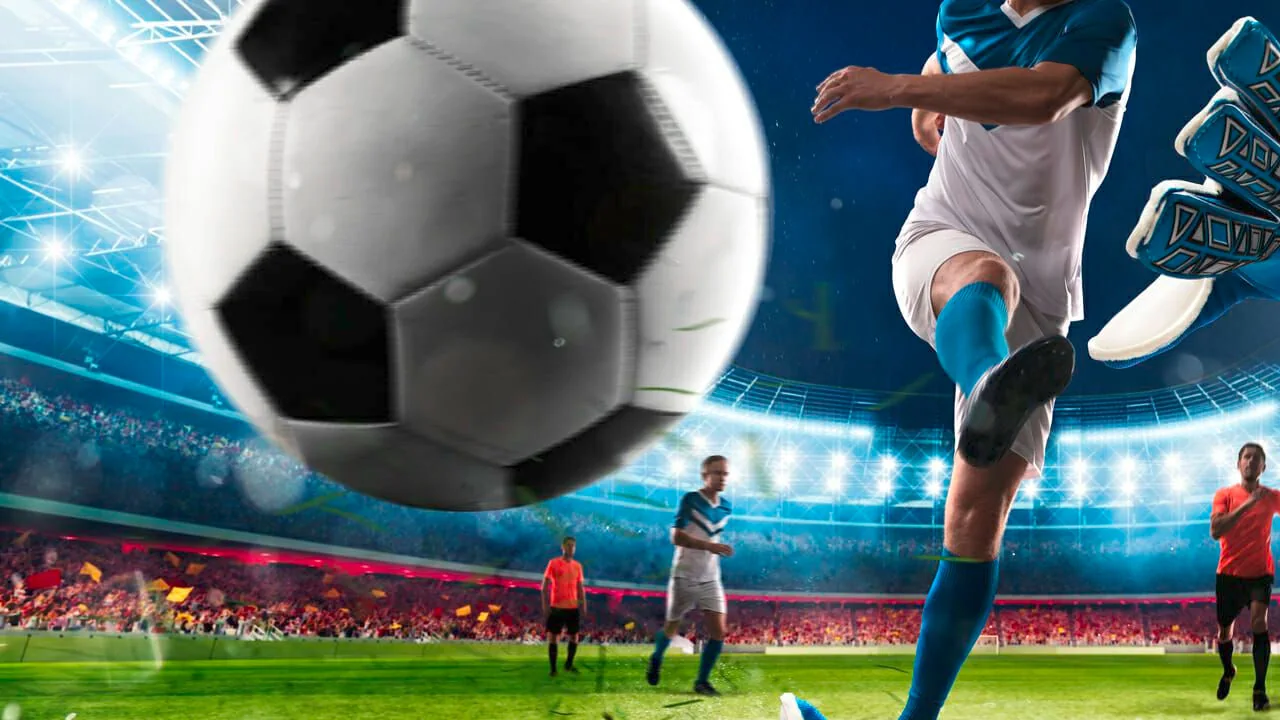 Tampilan visual pertandingan olahraga untuk navigasi taruhan HOKI777